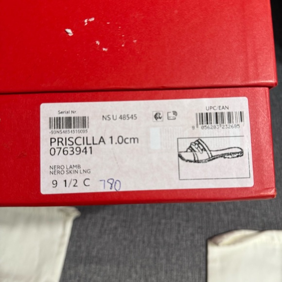 Ferragamo Priscilla Slip On Open Toe Slide Sandal in Black - Picture 16 of 16